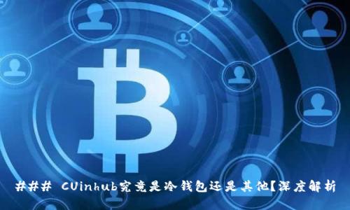 ### CUinhub究竟是冷钱包还是其他？深度解析